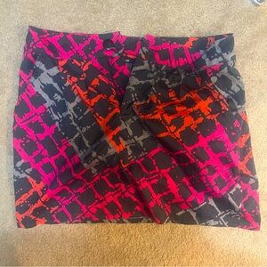 GAP vintage patterned mini skirt, 0 regular. EUC